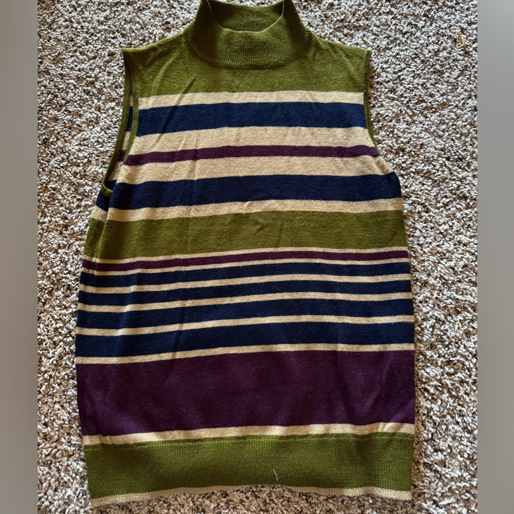 Harvé Benard Turtleneck Vintage Tank Top
